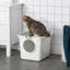 Plastic Enclosed Litter Box