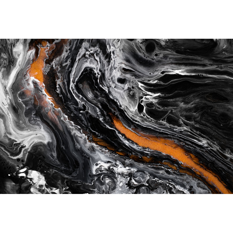 Fluid Art Texture 1 Piece Wrapped Canvas Wall Art, 30cm H x 46cm W x 3.8cm D