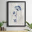 «Indigo Botanical I» par J Paul - reproduction d'art sur toile tendue-30167749-30167775
