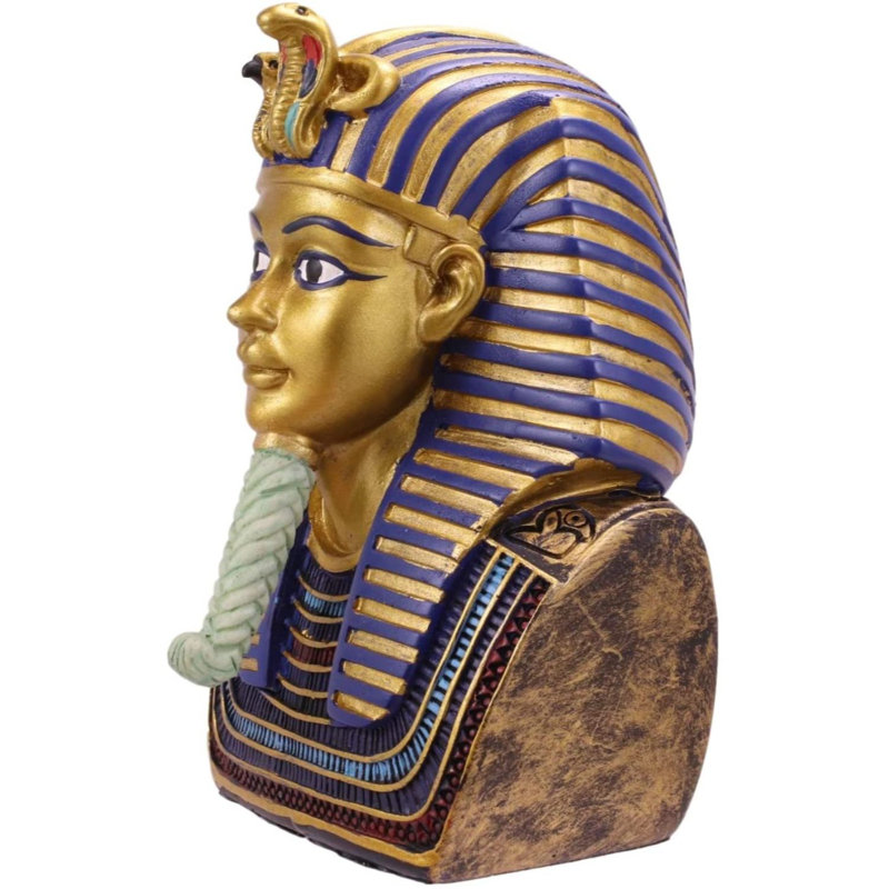 Cobra et vautour masque de pharaon Tut Bust