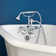 P1014 British Telephone Tub Faucet with Metal Handheld Shower and Lever Handle