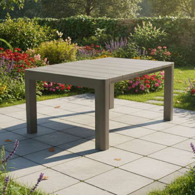 Resh Rectangular Outdoor Dining Table , 100cm cm W 140cm cm D
