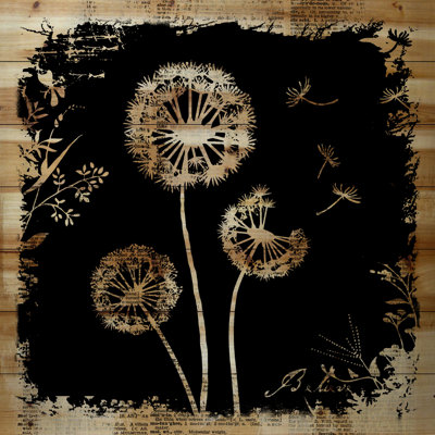 « croyez dandies » par vicki butler, reproduction d’art sur bois de pin naturel