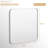 Cozy Design Tempered Glass Framed Wall-Mounted Bathroom Vanity Mirror-102799374-102799380-102799393