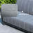 Descault 85.83'' Wide Rectangle Aluminum Patio Sofa with Cushions