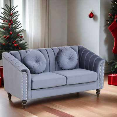 Melitta 60'' Velvet Loveseat