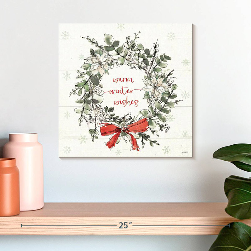 Lelend Modern Farmhouse VII Christmas, H 16 po x l 16 po