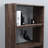 Simple large-capacity bookcase display shelf