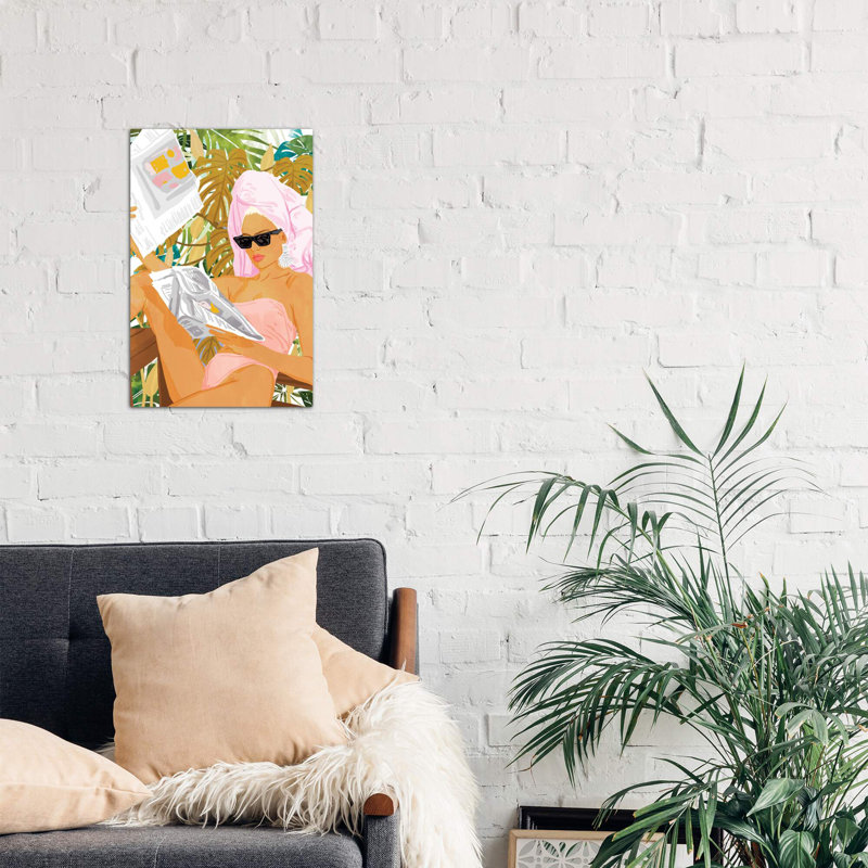 Vacay News - Wrapped Canvas Print, 101.6 cm H x 66.04 cm W x 1.91 cm D