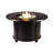 Aerne Round Propane Smokeless Fire Pit Table with Hidden Fuel Tank-1503018112