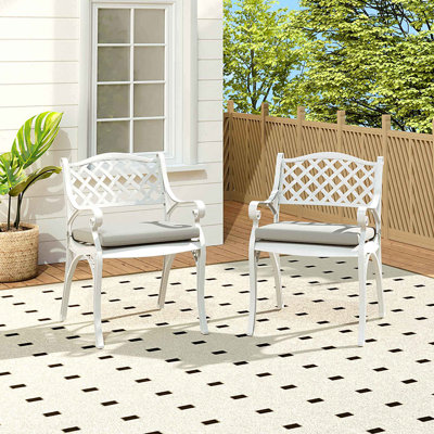 Candi Patio Dining Armchair with Cushion