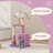 33"H Cat Tree with Platform Bed, Top Perch, Cat Cave, Scratching Post for Kittens-2069818192