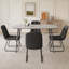 5-Piece Dining Table and Chairs ,Dining Room Set with 4 Modern Chairs-64484357-64484353