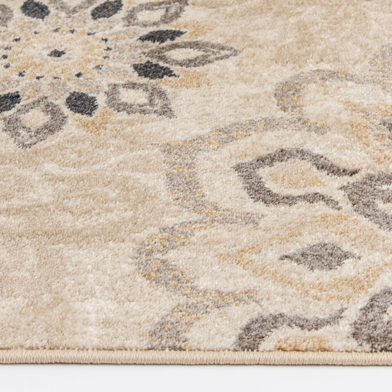 Ratner Floral Indoor Rug, Rectangle 5' x 7'6"