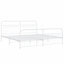 Vidaxl Bed Frame with Metal Headboard-135716173-135716182