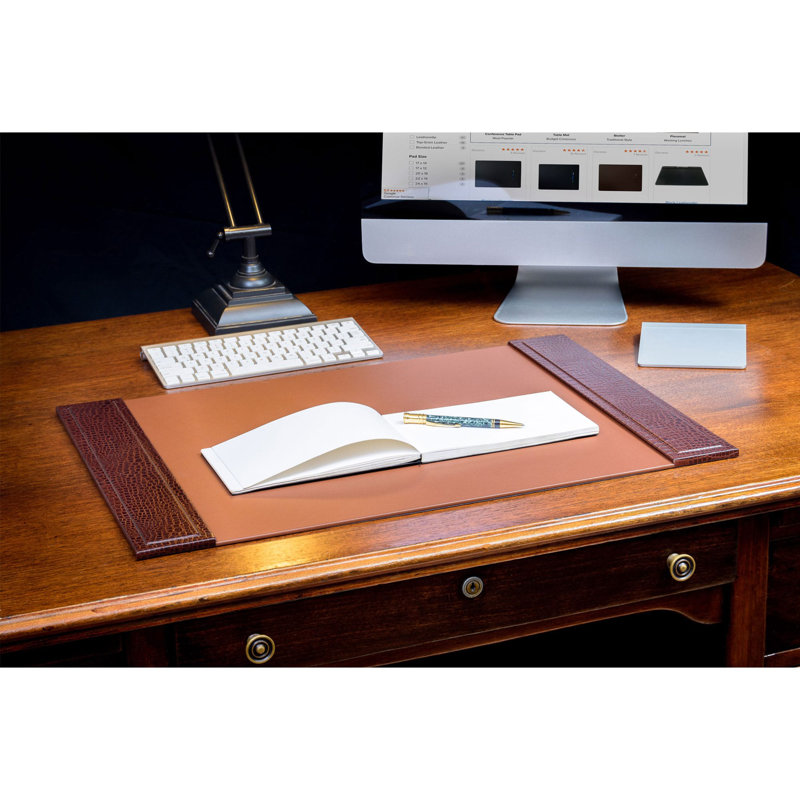 Jestude Leather Desk Pad, Brown