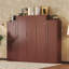 Lit escamotable, lit escamotable en bois avec 2 garde-robes et tablette de rangement, cadre de lit plateforme pliable multifonctionnel pour chambre d'amis, chambre à coucher-1149683277-1149683267