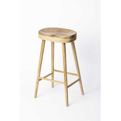 Pigg Solid Wood Counter Stool