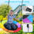 Klo Kick 700lbs Metal Swing Set with 1 Saucer Swing and 1 Toddler Swing