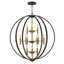 Lustre en forme de globe à 12 lumières Euclid-1697488481