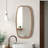 Brindell Solid Wood Frame Rectangle Mirror