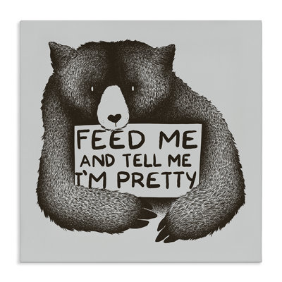 Feed & Tell Me I'm Pretty Canvas, design by Tobe Fonseca