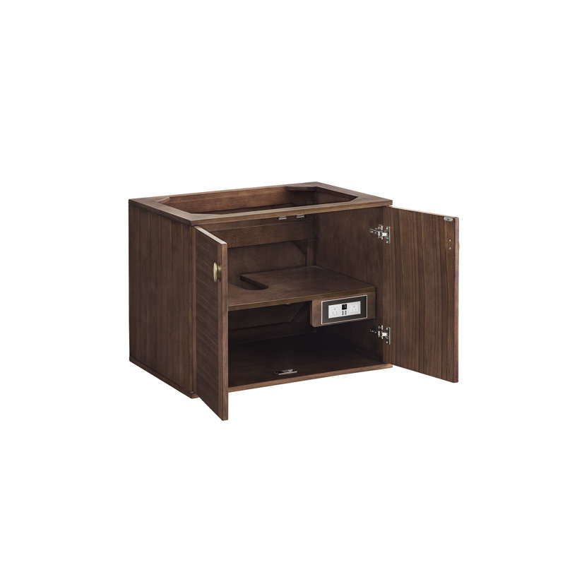 Amberly 30" Walnut Single Bathroom Vanity Base