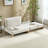 Chenille Upholstered Convertible Chair-87112326