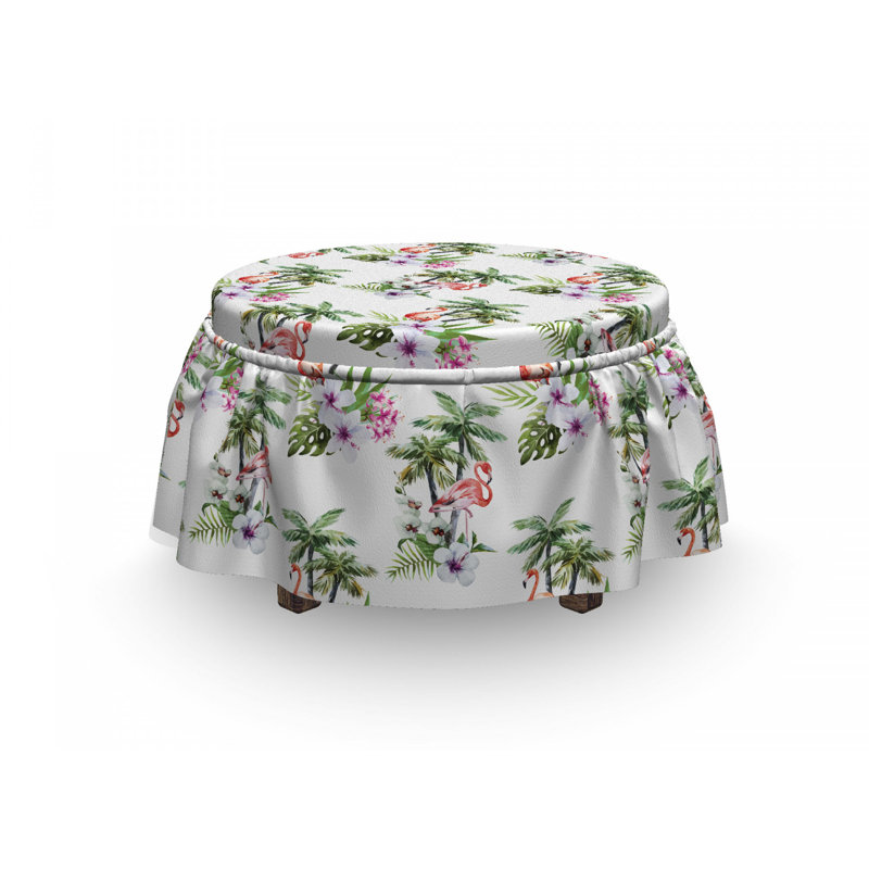 Housse pour repose-pieds oiseaux