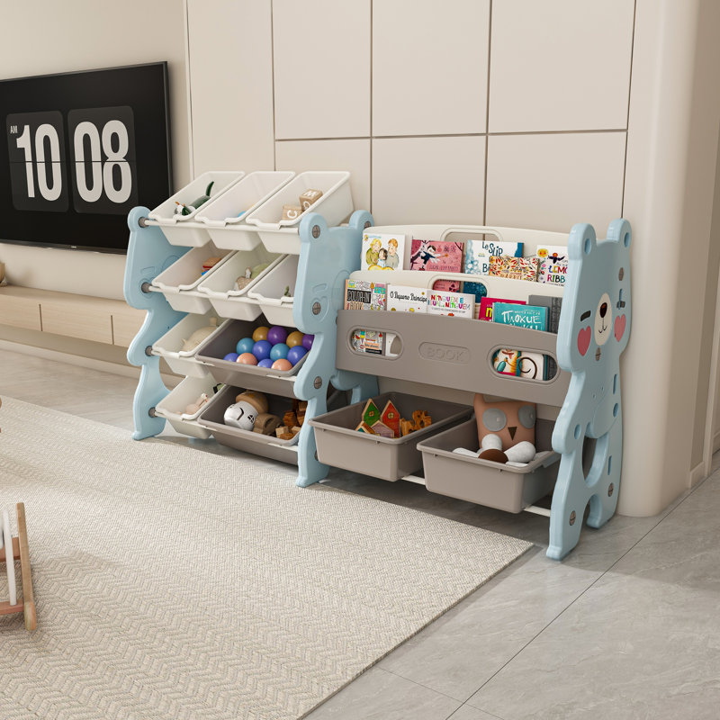 Rangement pour jouets pour enfants, Bleu