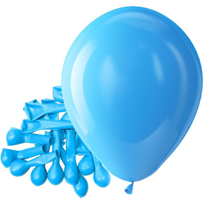 Blue Balloons Latex Party Balloons - 150 Pack 5 Inch Matte Small Light Blue Helium Balloons For Birthday Wedding Bridal Shower Gender Reveal Party Decorations