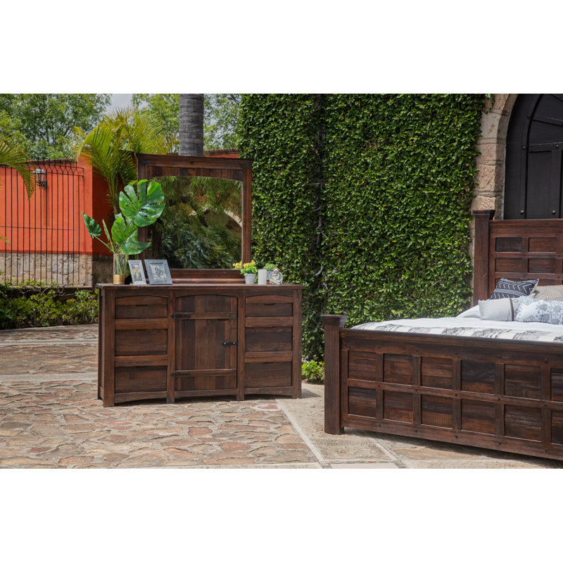 Commode 6 tiroirs, 1 porte Mezcal