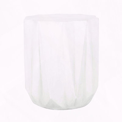 Lightweight Concrete Side Table Outdoor Space Accent