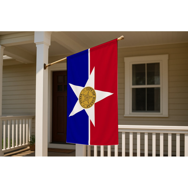 Drapeau de la ville de Dallas — Drapeau extérieur