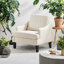 Petit fauteuil d'appoint de style moderne Mid-Century 31 po -370343984