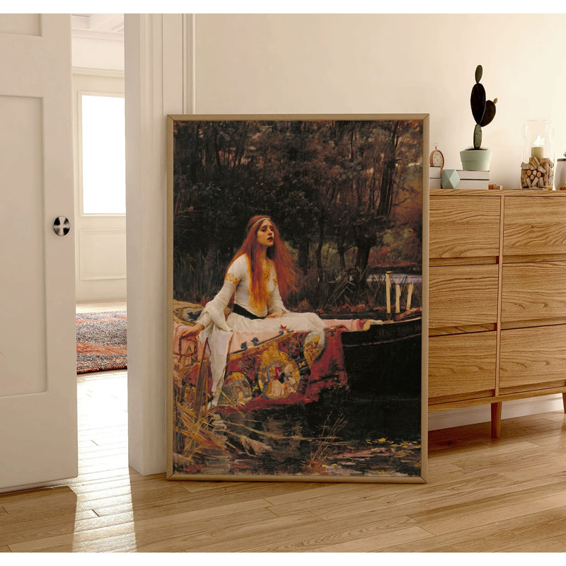 The Lady Of Shalott by John William Waterhouse - No Frame Print, 42cm H x 29cm W