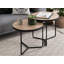 Zayn Cross Legs Coffee Table-71249352-71249353