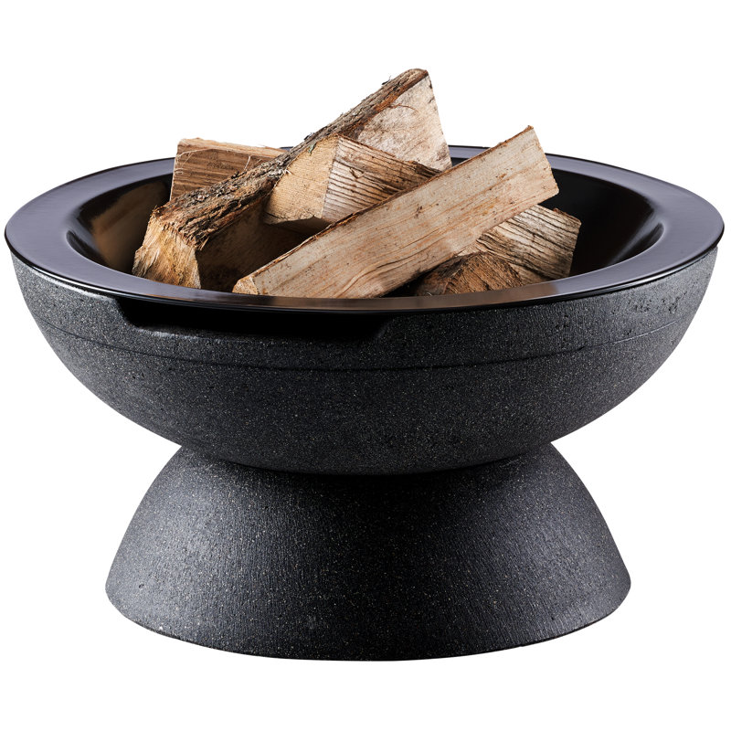 Round Charcoal Smokeless Fire Pit, Volcanic Ash