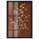 Décoration florale rustique Berry Branch II Shadowbox par Art Remedy, cadre noir, 24 x 36