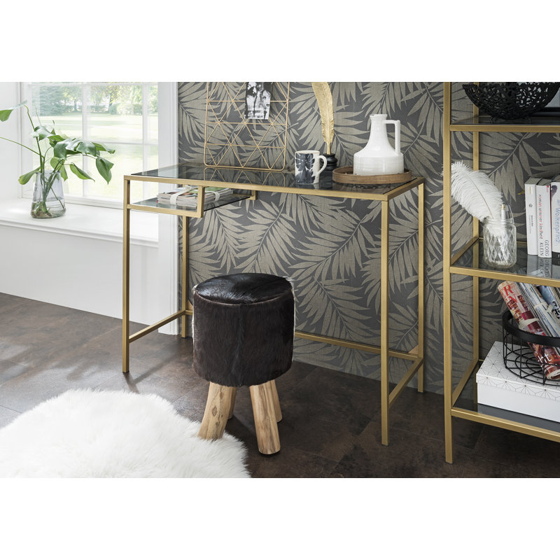 Callendale 100cm Glass Top Console Table