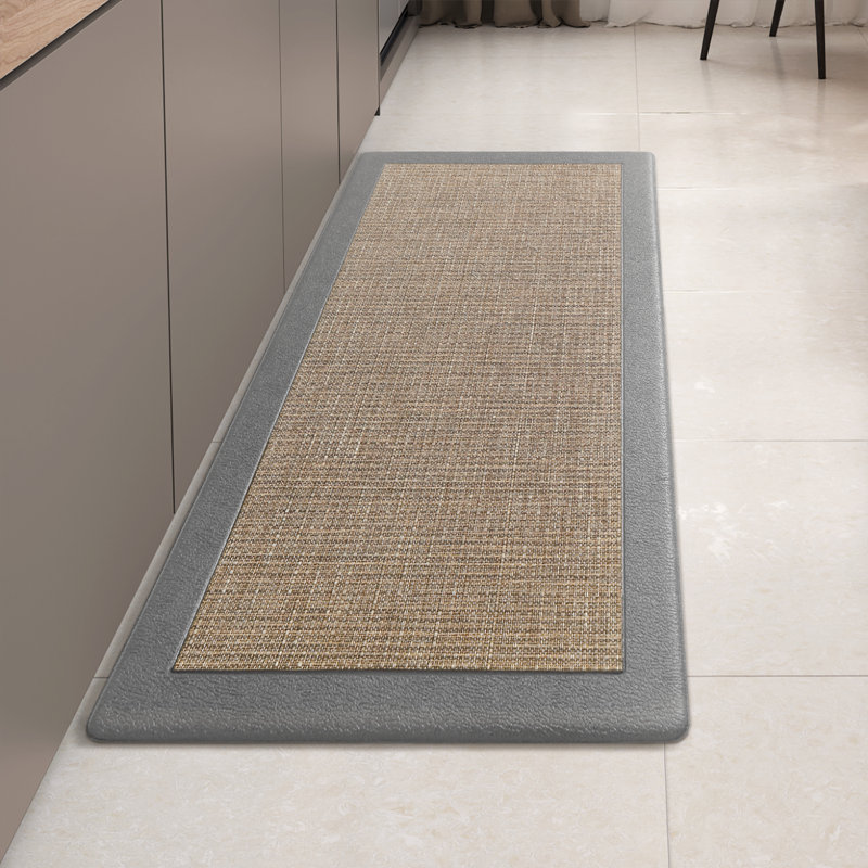 Tapis anti-fatigue Deeana, Brun, Tapis de couloir 1 pi 5 po x 3 pi 3 po