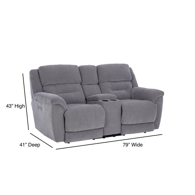 Causeuse Hedveh Triple Power, Zero Gravity, Gris