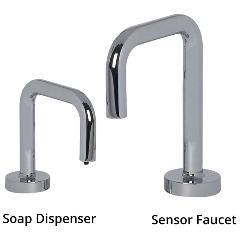 Robinet automatique à capteur et distributeur de savon Reno