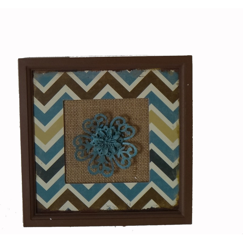Boîte en mdf à chevrons Lanagan