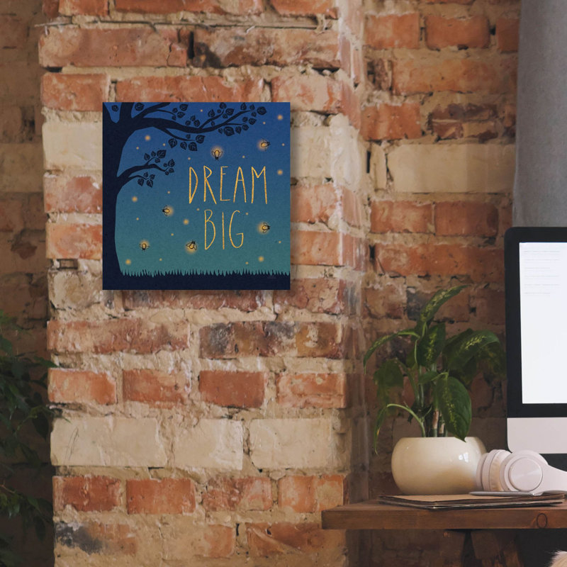 «Twilight Fireflies 1» par Laura Marshall, art mural sur toile