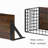 Rustic Wall Shelf Set With 2 Metal Baskets - Versatile 4-Tier Storage For Any Room-485420756