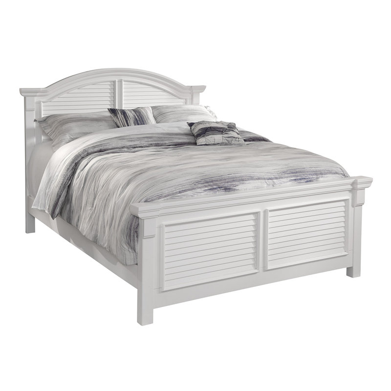 Benedith Headboard, Queen, Distressed Eggshell White