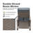 Outdoor Recliner Chair, Patio Recliner With Hand-Woven Wicker, Flip Table Push Back, Adjustable Angle, Thickness Cushions, Reclining Lounge Chair For Indoor And Outdoor,-456998172-456998171