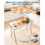 gaomon Stainless Steel 49.61 in. L x 25.98 in. W x 7.95 in. H Adjustable Prep Station