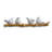 Ruffus Rustic Polyresin Bird & Branch Coat Rack, 4-Hook Design